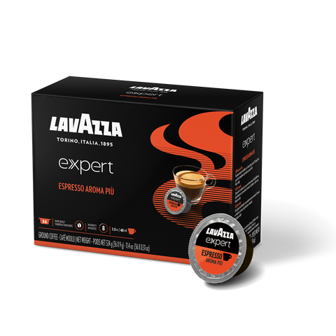 Lavazza Expert Espresso Intenso Coffee Capsules, Intense, Dark Roast,  Arabica and Robusta, notes of dried fruit, Intensity 11 out 13, Espresso